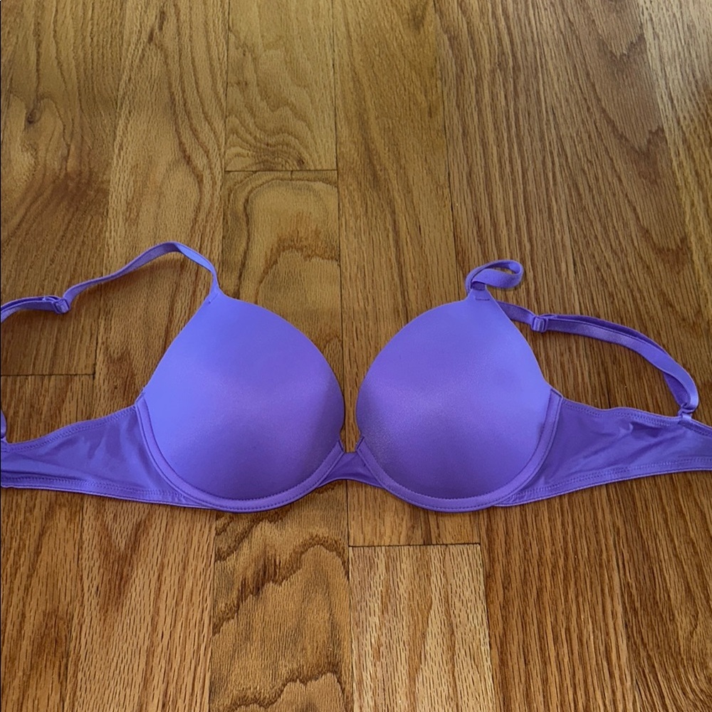 Victoria secret pink purple wear everywhere push up bra